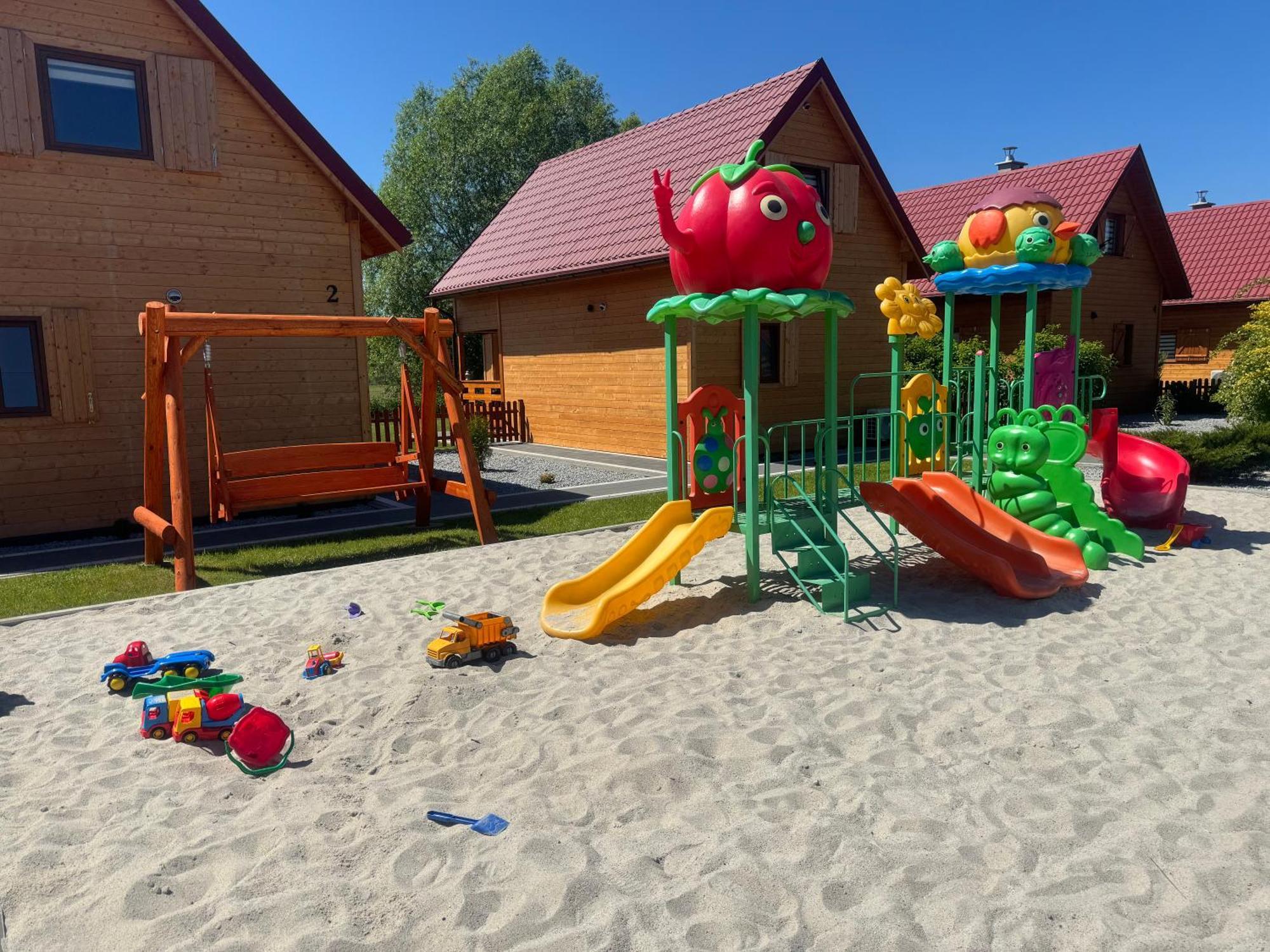Miodowa Sadyba Domki Caloroczne Kluczbork Ligota Zamecka Exteriér fotografie